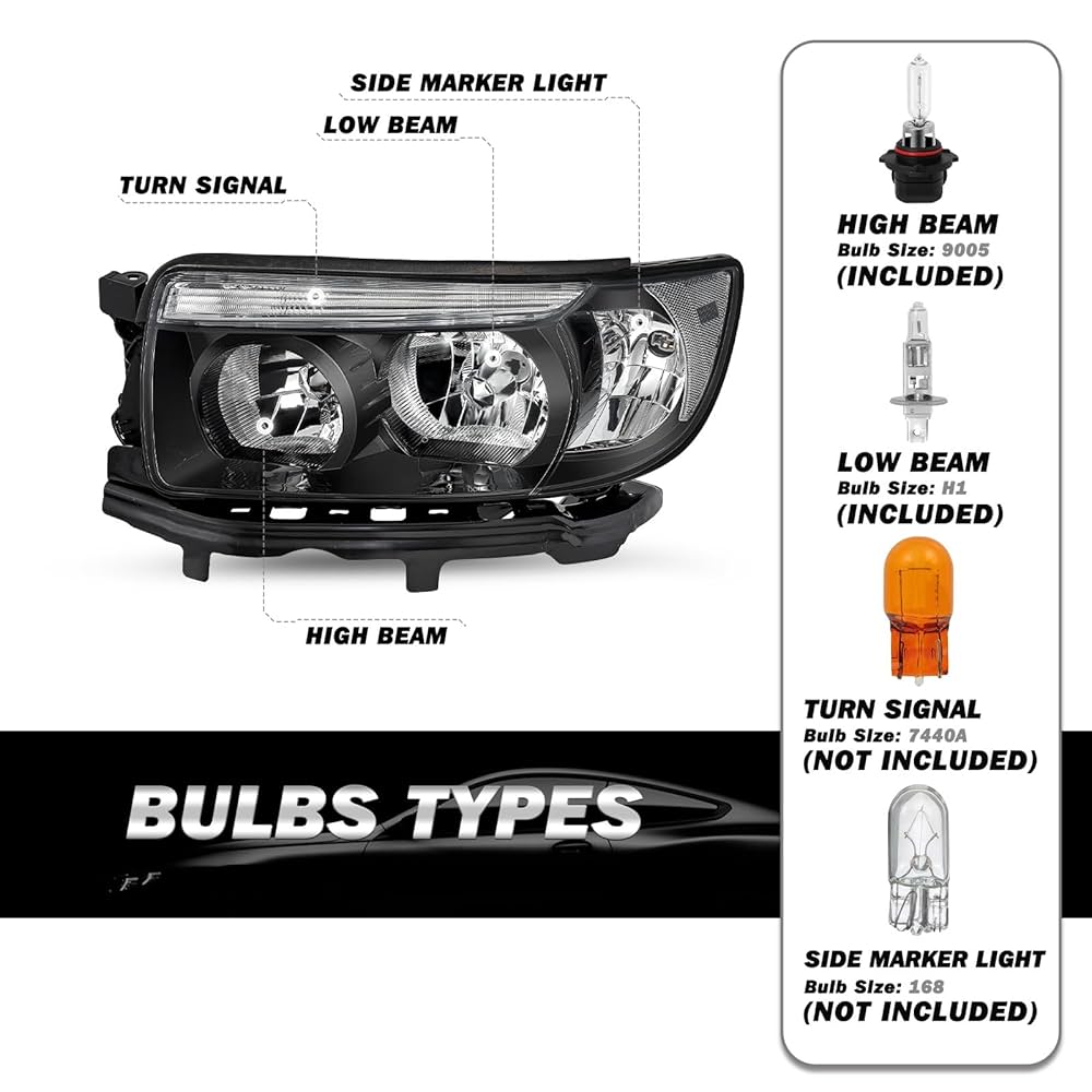 Amazon.com: SOCKIR Headlight Assembly Compatible with 2006
